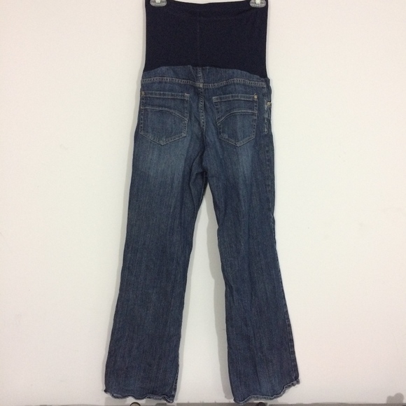 Liz Lange Maternity Sz 2 Medium Wash Blue Jeans - Picture 2 of 8